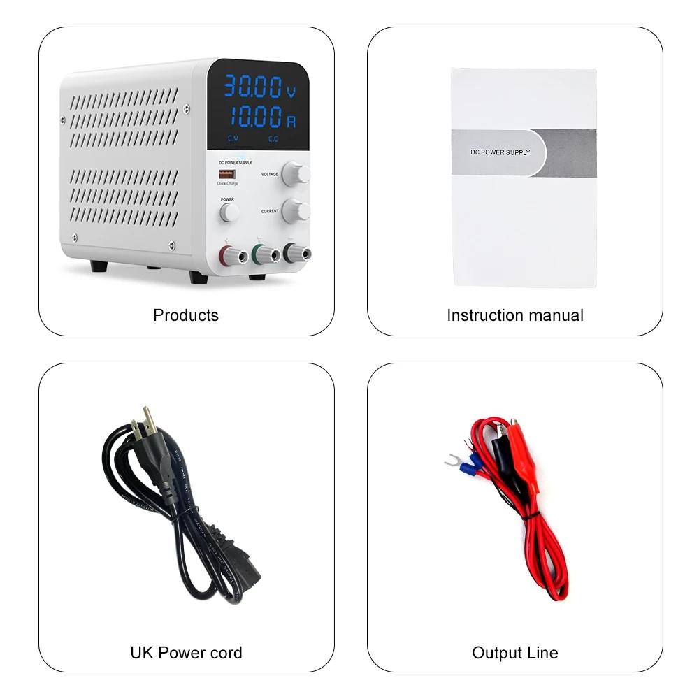 Portable Electrical Appliance Maintenance Equipment Adjustable DC Power Supply Laboratory Bench Regulated Power Supply