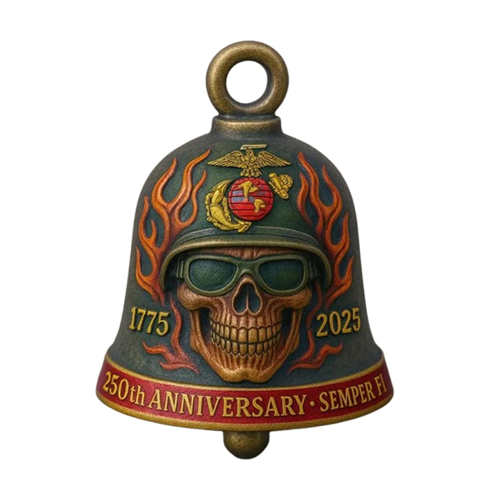 

250th Anniversary Motorcycle Bell,Rider Luck Bell, Motorcycle Bell Accessories Or Keychains, Gifts For Friends And Family One Size