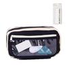 Large Capacity Pencil Multifunctional Storage Bag for Makeup and Small Pen Pouch with Sticky Case for Elementary School Middle School High School