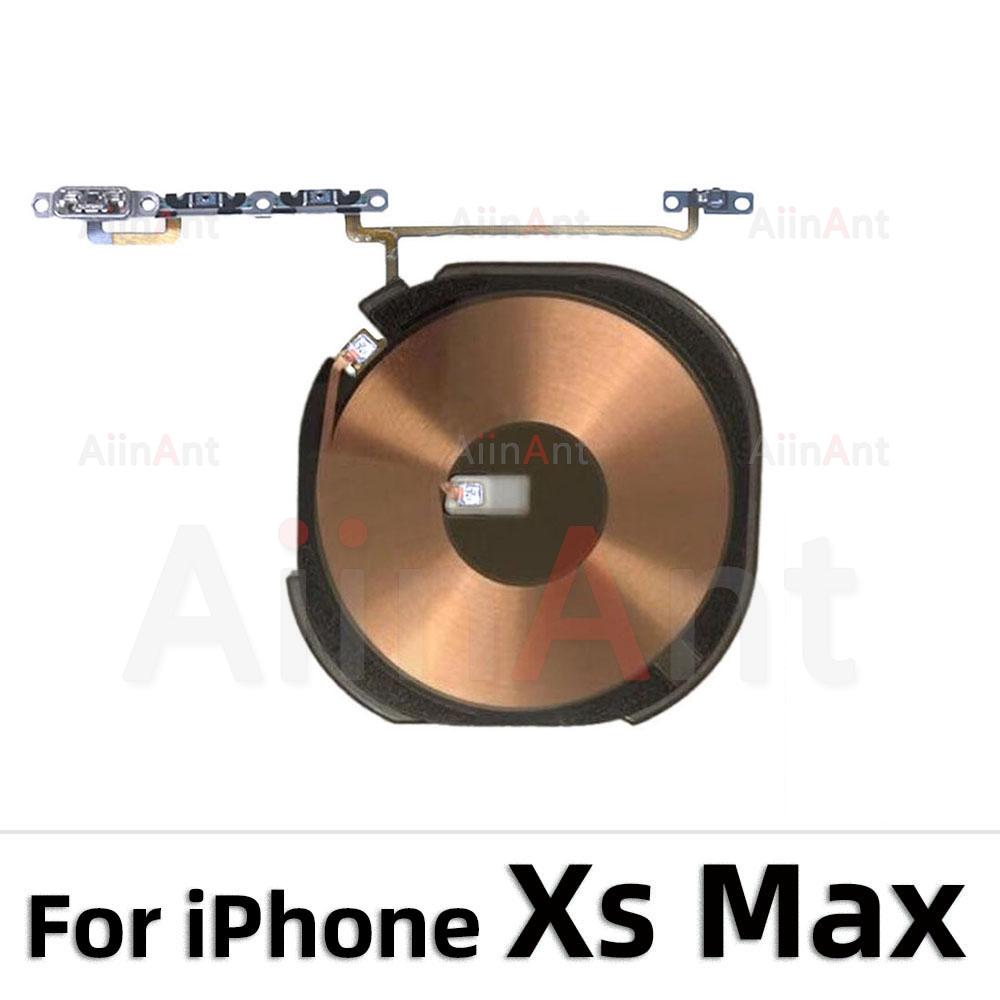 AiinAnt Power Volume Flash Light NFC Wireless Charging Flex Cable For iPhone 11 X Xs Pro Max XR Phone Sapre Parts