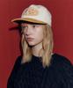 Teulaepighamoni Corduroy Round Logo Deep-Fit 5-Panel Cap_Mustard