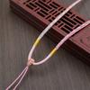 Hand-Woven Gradient Eight-Strand Necklace Cord for Jade and Agate Amulet Pendants