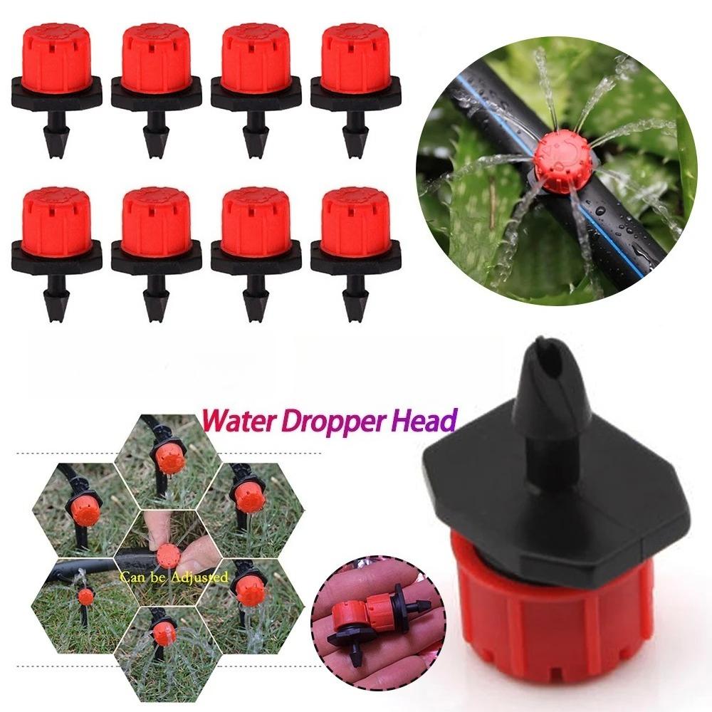 Irrigation Drippers Sprinklers Adjustable Water Dropper Head Sprinkler Flow Head Garden Watering Irrigation System