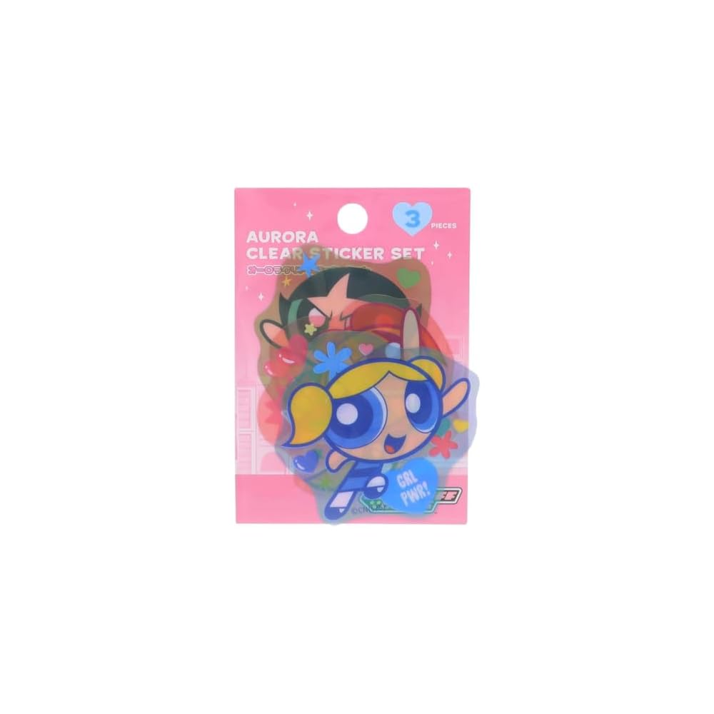 T s Factory Powerpuff Girls Aurora Clear Sticker Set B PW-5546625BS