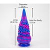 Alien Mixed Color Realistic Dildo Manual Fake Penis Liquid Silicone Adult Sex Toy Masturbator Soft Comfortable Design