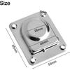 4Pcs Stainless Steel Flush Mount D-Rings,Heavy Duty Floor Mount Tie Down Anchors For Boats Trailers Trucks,56x66mm Load Capacity