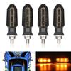 Motorcyle LED Turn Signal Light 12V Moto Amber Indicator Lamp For Yamaha FZ 1 YZF R3 R6 R1 MT 07 09 FZ6 Tracer 900 Tenere 700