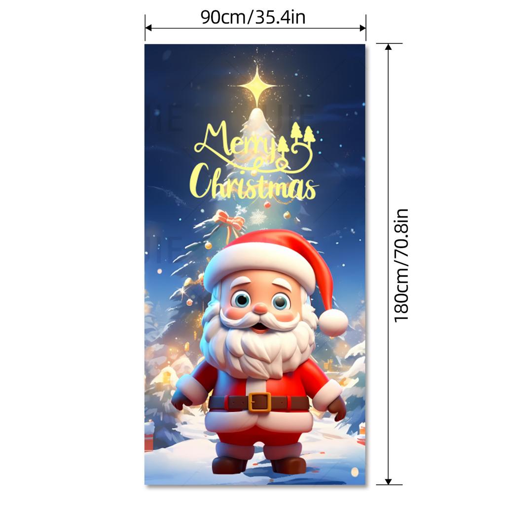Christmas Background Cloth, Explosive Decorative Banner Hanging Cloth, Camera Couplet Direct Sales