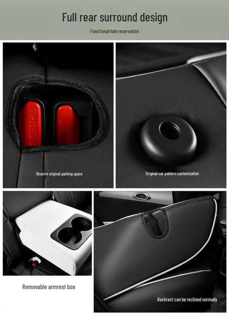 BYD Yuan UP 5-Seater Leather Car Seat Cushion Cover - New Model