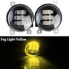 2 X Angel Eye LED Fog Light DRL For Volkswagen VW Scirocco 3/III 2008-2014 Canbus Car Front Fog Daytime Running Lamp Assembly