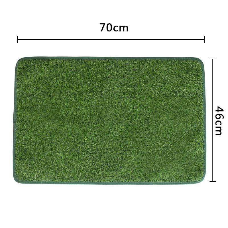 Washable Artificial Grass Mat Non Slip Backing Odor Resistant Synthetic Turf Pad Indoor Balcony Dog Potty Training Lawn Cushion