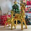 2pcs 4D Reindeer & 1PC Santa's Sleigh Foil Balloons Perfect for Christmas Party, Winter Themed Garden Decorations