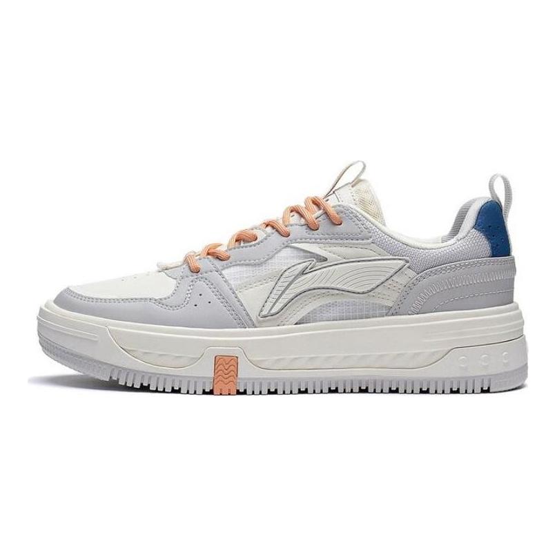 Li Ning Textile, Synthetic Leather Slip Resistant, Abrasion Resistant, Height Increasing Low Top Skateboard Shoes AGCT144-3