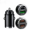 200w Mini Car Charger Lighter Fast Charging 100w Pd Usb Type C Dual Ports Invisible Metal Charger For Xiaomi Samsung 2027