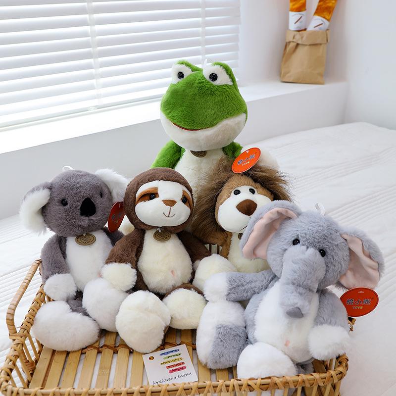 Jungle Series Doll Elephant Lion Sloth Koala Animal Doll Children'S Soothing Pillow Gift