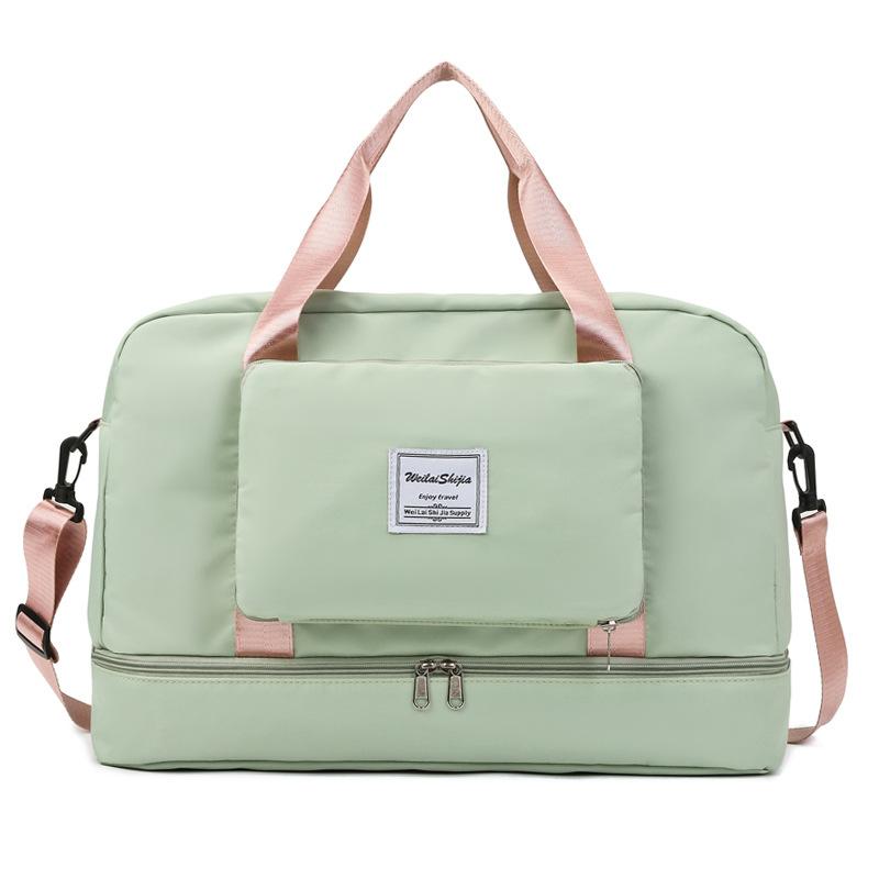 Travel Bag Foldable Boarding Bag Fashion Shoulder Large Capacity Business Trip Short Trip Luggage Bag Fitness Storage Bag