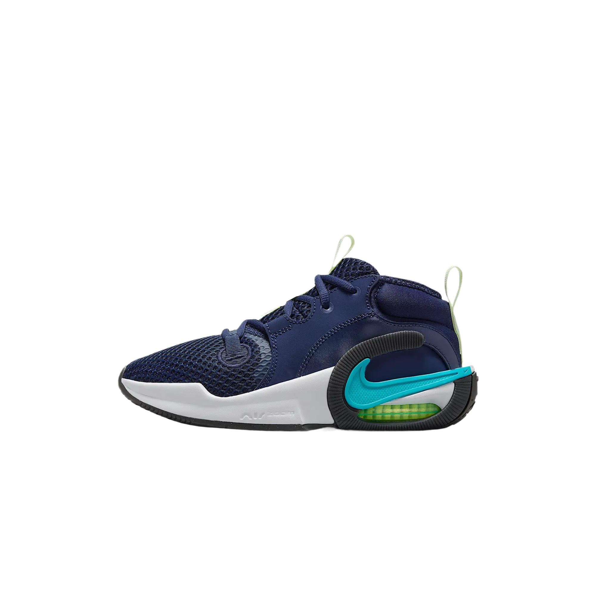 

New Nike Air Zoom Crossover 2 SE Shock Absorbers Mid Top Children s Basketball Shoes Deep Navy Blue Kids HM8521-400 38.5