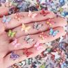 20/30/50/100 Stück Bunte Harz Cartoon Eis Schmetterling Flatback Perlen für Nailart, Scrapbook DIY Schmuckdekor Handwerk