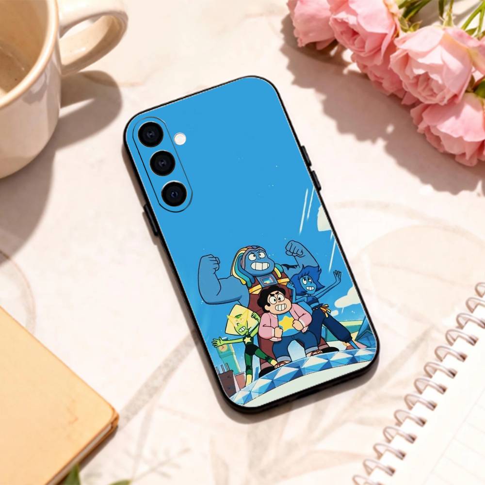 

Steven U-Universe Sweet Friendship phone Case For Samsung Galaxy A73,A72,A71,A70,A53,A52,A51,Others Soft Black Shell Samsung a51 4g