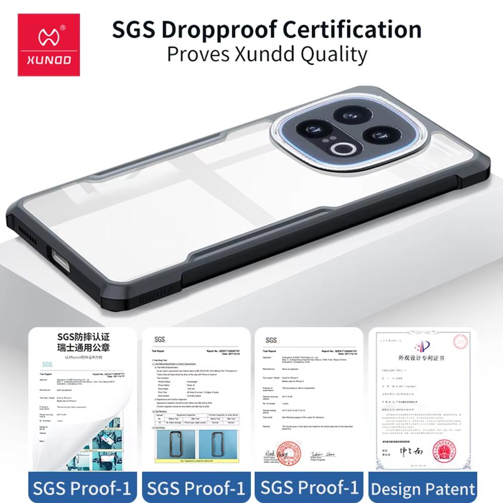 For Vivo iQOO 13 Case XUNDD Transparent Phone Cover Airbag Shockproof Bumper Protective Cases Luxury Casing For Vivo IQOO13