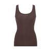 Triumph Cotton Soft To the Sleeveless Top 1053 Size M 100% Innerwear, Touch, 5380, (Brown),