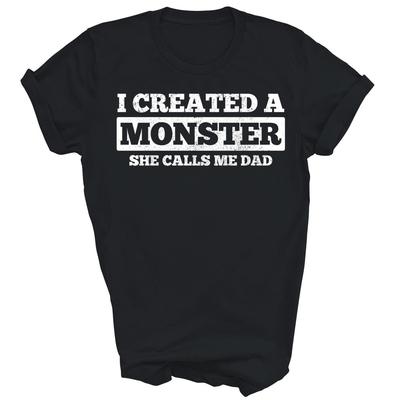 Vaderdag Ik Heb Een Monster Gecreëerd Ze Noemt Me Papa Unisex Shirt Cadeau
