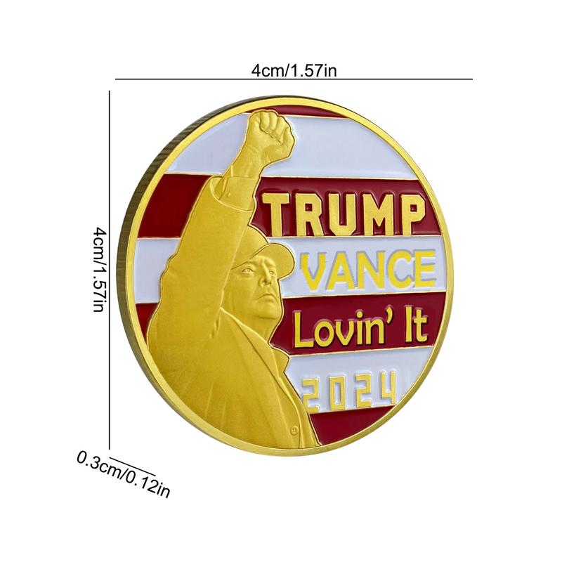 President Memorial Coin 2024 President Commemorative Coin 2024 Vote Historical Collectibles For Collectors Home Decor For