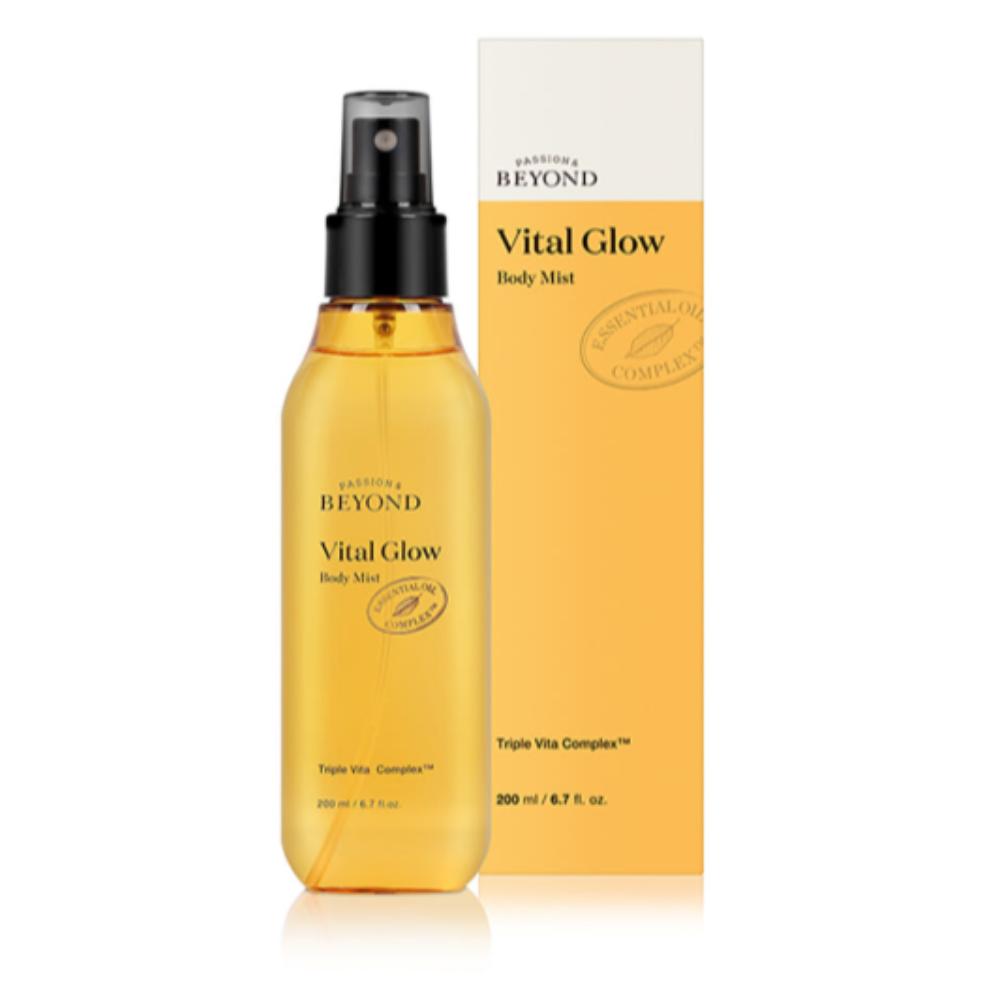 BEYOND Vital Glow Body Mist 200ml - Brightening & Vitamin-Infused Body Fragrance Spray