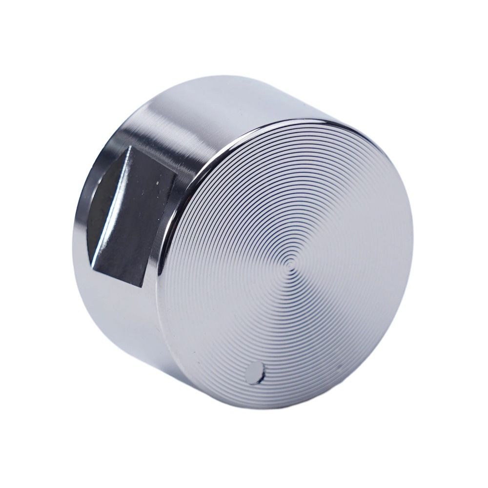 Bouton de cuisinière barbecue argenté Bouton d'interrupteur de cuisinière en alliage de zinc Nouveaux interrupteurs rotatifs