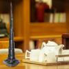 Burj Khalifa Tower Model Alloy Miniature Dubai Tower Model Arts Craft Office Home Desktop Decor