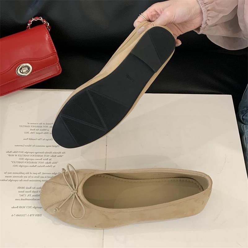 Eilyken Moda Nodo a Farfalla Punta Tonda Scarpe con Tacco da Donna Eleganti Scarpe da Donna Piatte per Festa Primavera Estate