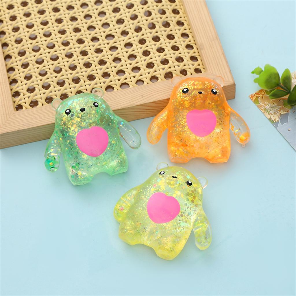 Cute Bear Stress Relief Toy For Adults, A Therapeutic Gift(Random Color).