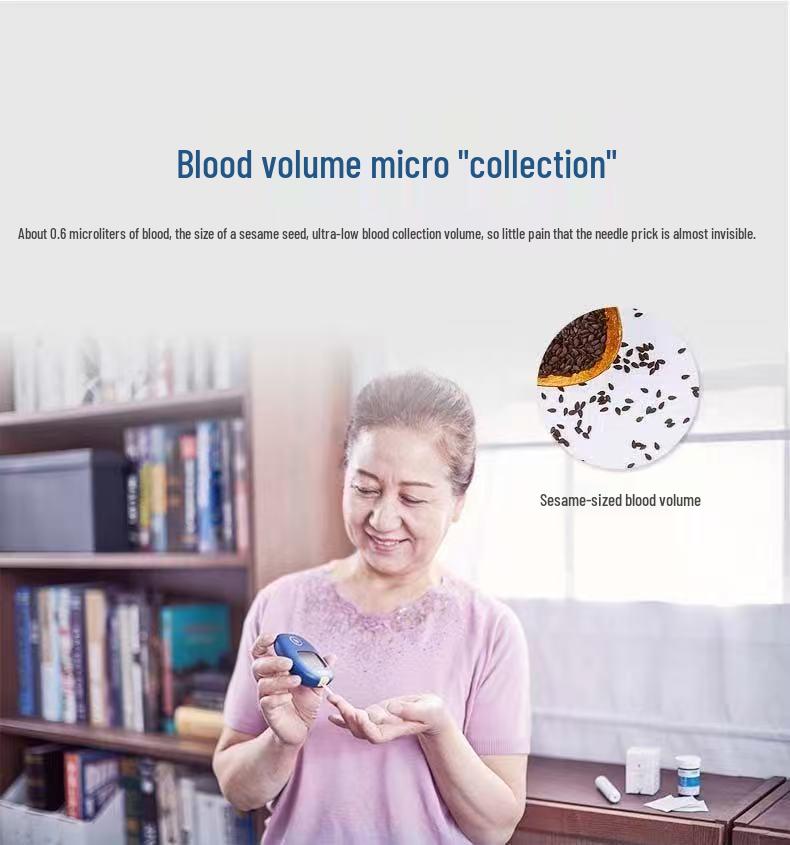 Annuoxin Anwen+ Blood Glucose Meter & Test Strips Set for Home Monitoring