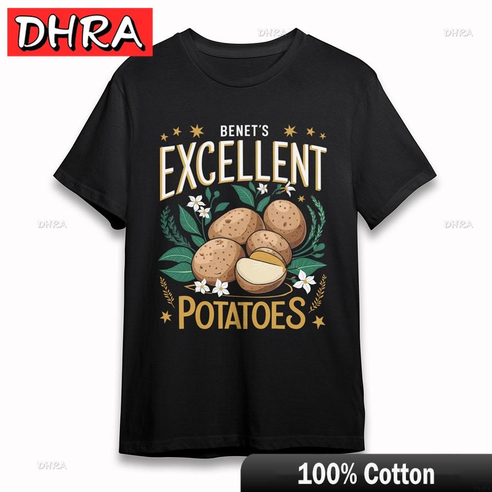 

Womens Comfy TShirt Benets Potatoes Plant Tee Short Oversize Cotton Tee Black Unique Edgy TShirts Tshirts Belgium Girlfriend 4XL