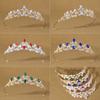 Princess Crown Hairpiece High-Quality Crystal Crown Headband Bridal Head Jewelry Comfortable Tiara Headband For Bridal Prom Gift