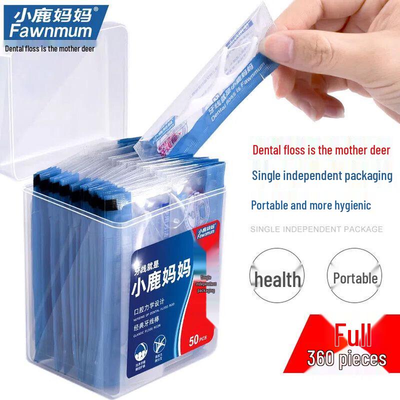 Little Deer Mom Classic Dental Floss Rolls (3-Pack)
