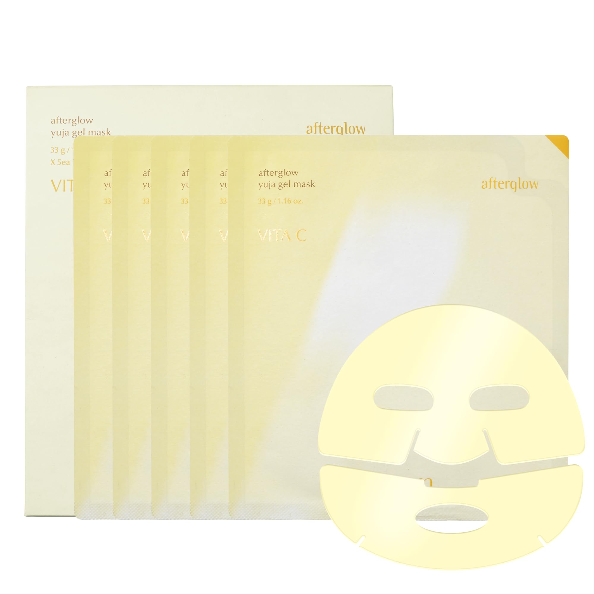 

Luvum Afterglow Yuzu Gel Mask with Vitamin C for Dark Spots (5 Sheets)