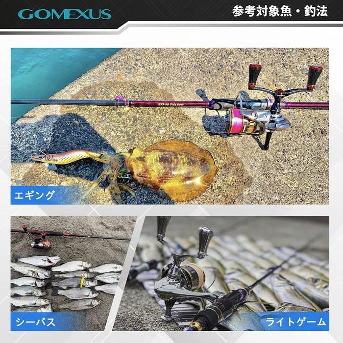 Gomexus FY98 Reel Handle. Carbon Fiber. Shimano Spinning Reel Compatible. Double Handle. Soare, Vanford, Twinpower Replacement. 98mm.