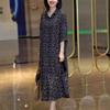 2025 spring and summer new thin polka dot design long dress women's fashion temperament casual loose cool dress