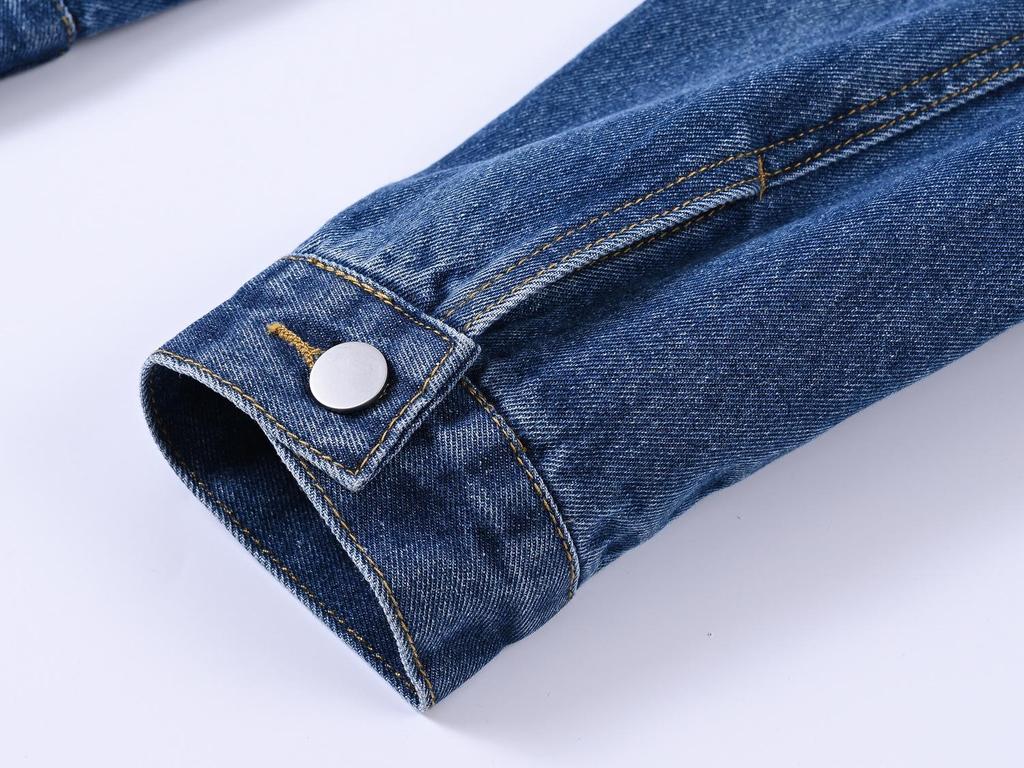 2025 Korean Style Slim Fit Women's Short Denim Jacket for Spring/Autumn – Versatile Casual Top