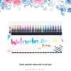 20-Color Soft Brush Watercolor and Calligraphy Pen Set for Manga and Hand-painting