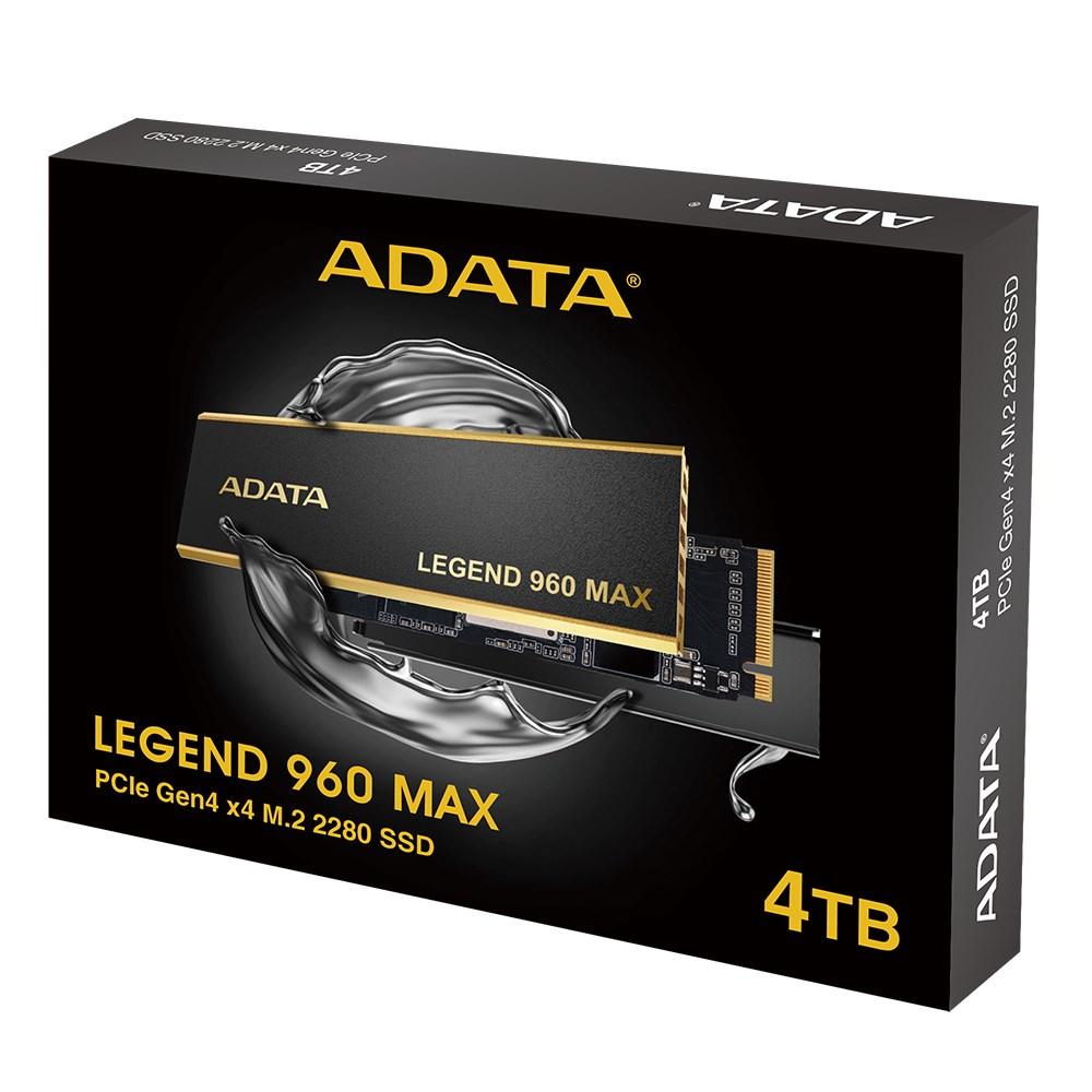 Dysk SSD ADATA Legend 960 MAX 4TB 2280 PCIe Gen4