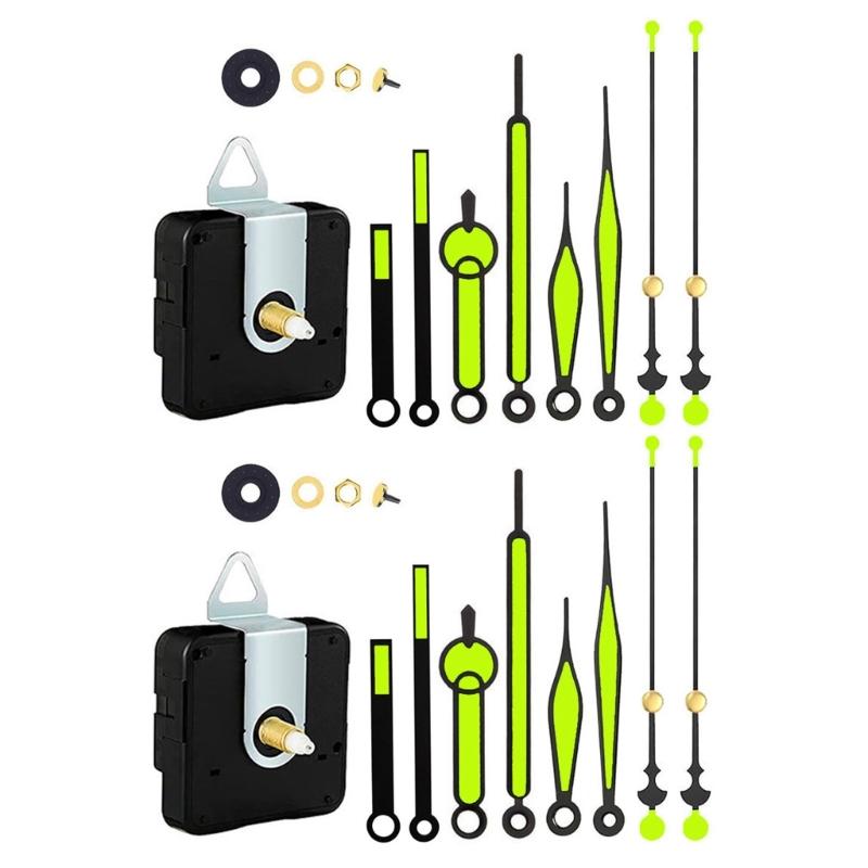 Silents Clock Mechanism Replacement Kits, Battery Operated Clock Movement Parts with Clock Hand DIY Clock Repair Parts