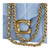 Coach Tabby 26 Quilted Chain Strap Napa Leather Shoulder Bag Medium Women shoulder bag Bellflower-Blue CP150-B4PUB