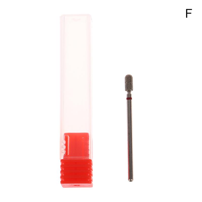 Manicure Drill Bits Diamond Nail Drill Tips Milling Cutter Bit Nails 3/32" Rotary Cuticle Burr  Nail Accessories Tools