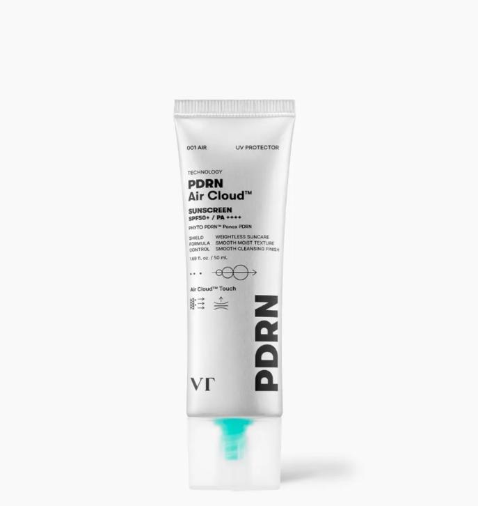 VT PDRN Air Cloud Sun Screen 50ml – Lightweight UV Protection & Hydration 1 ea