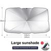 Car Sunshade Front Windshield Retractable Folding UV Protect Sunshade Umbrella Type Sun Protection Heat Insulation Car