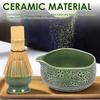 2 Pcs Japanese Matcha Tea Set Ceramic 550 ml Matcha Bowl Matcha Whisk Holders for DIY Tea Lovers Tea-making Tools Accessories