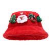 Winter Christmas Decor Fisherman Hat With Elf Theme For Casual Holiday Outfits