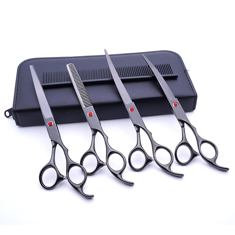 Teddy Dog 6-Inch Stainless Steel Grooming Scissors Set